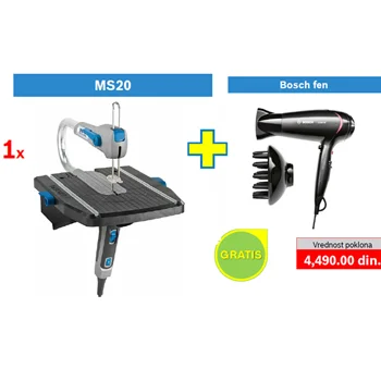 Dremel  moto-testera MS 20-1/5 + POKLON Bosch fen